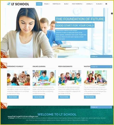 Free Education Templates Of 27 Free Education Website Themes
