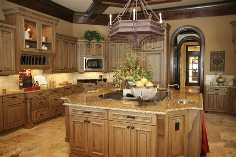 Kitchen With River Gold Granite Luxurious Accent Homesfeed