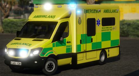 Welsh Ambulance Service Mercedes Sprinter Ambulance Gta Mods Com