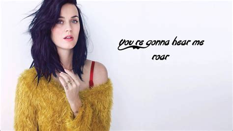 Katy Perry Roar Lyrics Video Hd Youtube