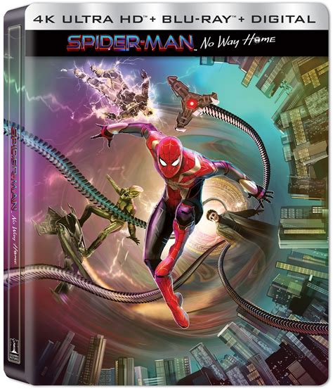 Spider Man No Way Home Steelbook 4k Ultra Hd Blu Rayblu Ray
