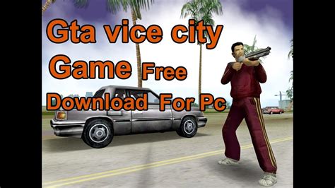 How To Download Gta Vice City Game For Pc Free Game Youtube