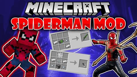 Spiderman Mod Minecraft 1165 117 Youtube