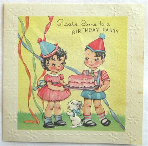 1020 Best Birthday Images On Pinterest Vintage Birthday Cards