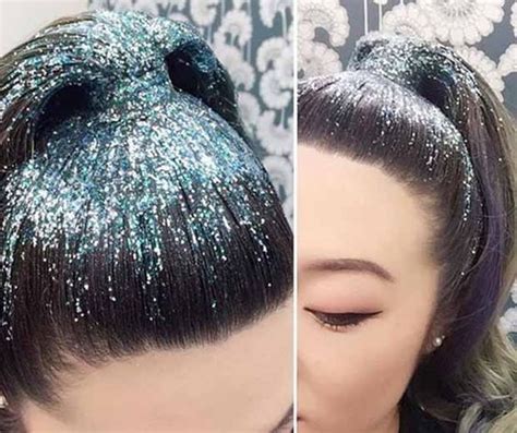 10 gorgeous hairstyles with glitter roots hairstyles weekly