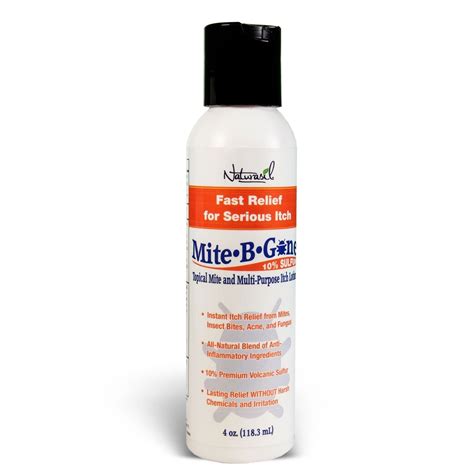 Mite B Gone 10 Sulfur Lotion 4oz Itch Relief From Mites Insect B