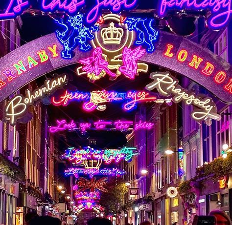 Christmas Lights On Carnaby Street Welcome To Celebrating London