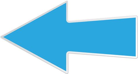 Download Blue Left Arrow Transparent Clip Art Image Back Button Icon