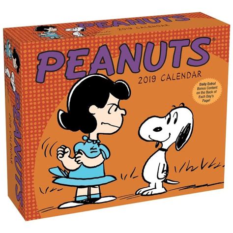 Peanuts Desk Calendar Cartoons Comics By Calendars Tanga