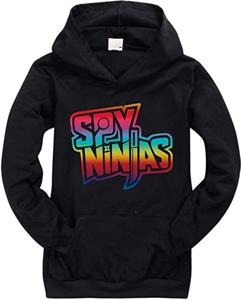 Ninja Kidz Kids Hooded Pocket Sweatshirts For Boys Cotton Girls Hoodie