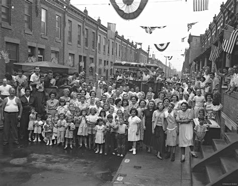 South Philadelphia Italian American Neighborhood 1940s 1600 X 1254
