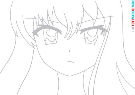 How To Draw An Anime Girl Face How To Draw Easy