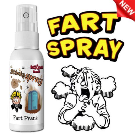 Large Fart Spray Can Gag Liquid Stinky Poop Ass Turd Vomit Puke Stink
