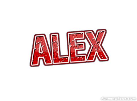 Nome Alex Para Colorir
