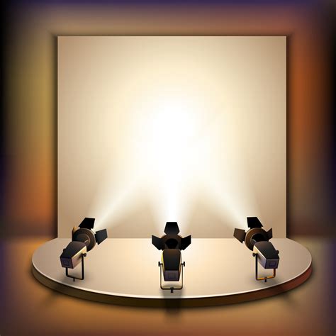Stage With Spotlights 428826 Vector Art At Vecteezy