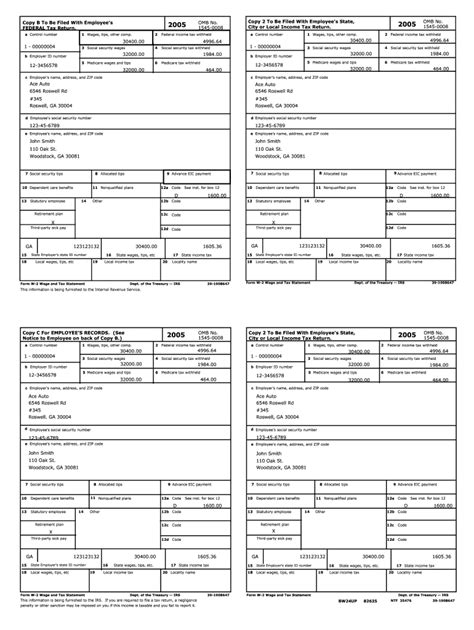 Blank 2015 W2 Form Fill Online Printable Fillable