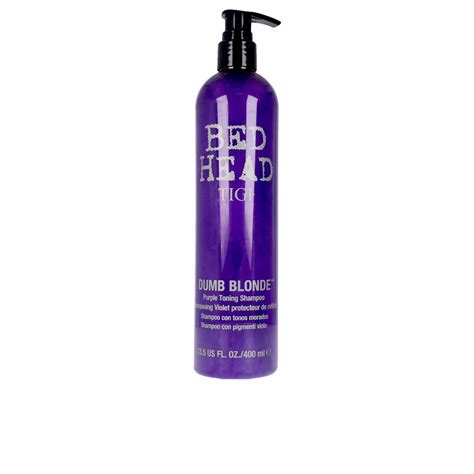 BED HEAD DUMB BLONDE Purple Toning Shampoo Tigi Shampoings Perfumes Club