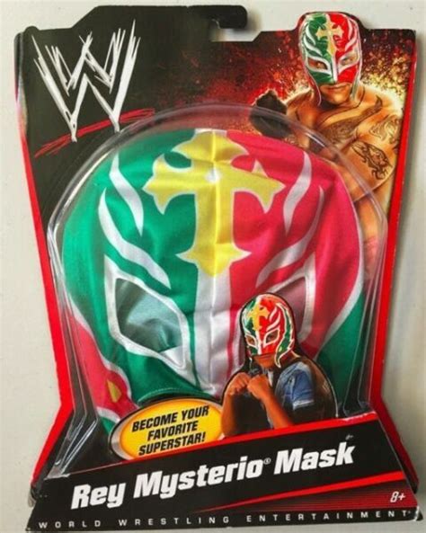 Wwe Wwf Rey Mysterio Wrestling Mask Collectible Mattel For Sale Online