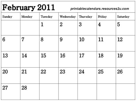 7 Best Images Of Plain Monthly Calendar Printable Simple