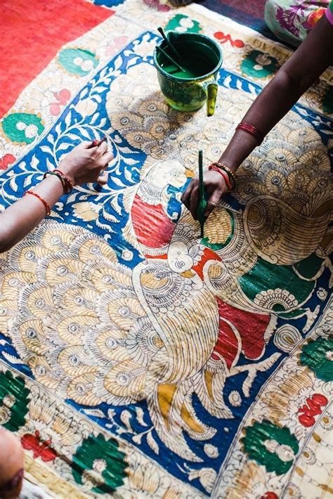 Visual Inspiration Kalamkari And The Ancient Art Of Organic Fabric