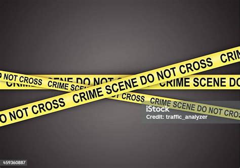 Crime Scene Do Not Cross Stock Illustration Download Image Now Ribbon Sewing Item Police