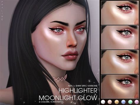 Moonlight Glow Highlighter N44 By Pralinesims At Tsr Sims 4 Updates