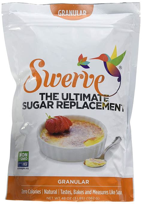 Swerve Granular Sweetener 48 Oz The Ultimate Sugar Replacement