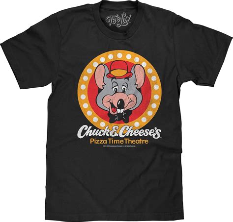 Tee Luv Chuck E Cheeses T Shirt Pizza Time Theatre 80s Logo Shirt