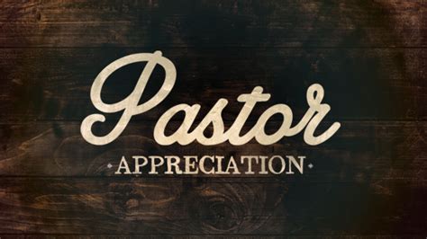 Pastor Appreciation Graphics