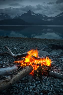 C Tylight Campfire On Glacier Bay Roland Porn Photo Pics