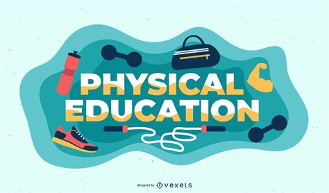 Physical education develops physical skills. Physical Education Subject Illustration - Vector Download