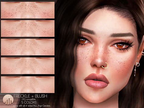 The Sims Resource Freckle Blush Bh13