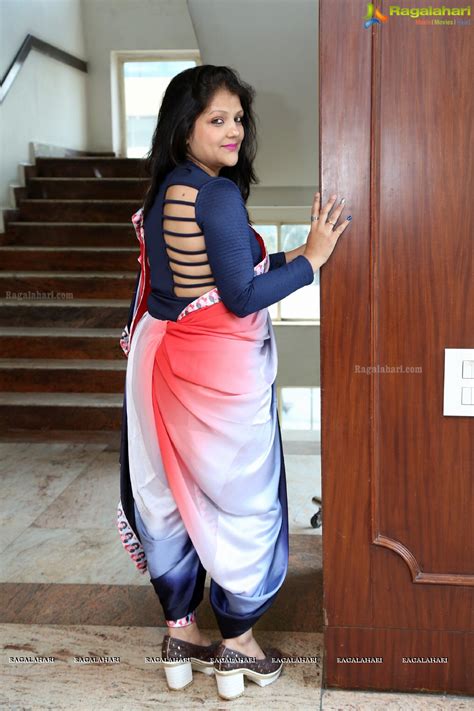 Saree Seduction Designer Sarees And Backless Blouses On Makar Sankranti Party