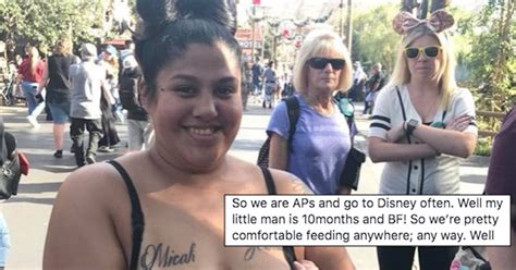 This Moms Epic Response To The Women Who Shamed Her For Publicly Breastfeeding At Disney