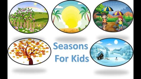 Seasons For Kids Seasons Of Year Different Seasons Five