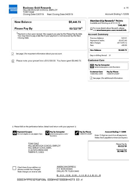 Update your credit card statement name (standard or advanced). HSEF Credit Card Statement Mar 2019 | Cheque | Deposit Account
