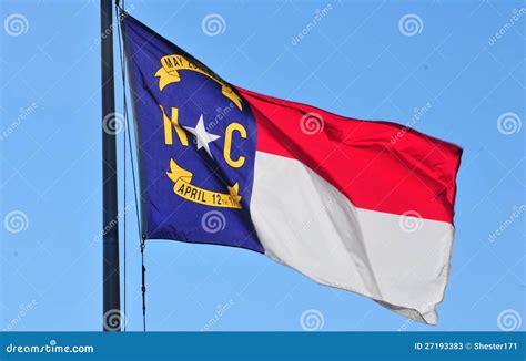 North Carolina Flag Stock Image Image Of North Wind 27193383
