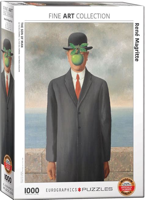 Eurographics The Son Of Man Rene Magritte 1000 Planet Happy Eng