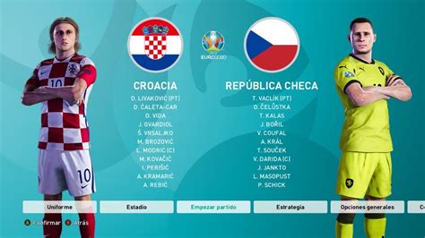 De esta manera, el españa vs croacia está garantizado y aquí te damos a conocer cómo y dónde ver el partido de fútbol en vivo y en directo online. CROACIA VS REPUBLICA CHECA ⚽️ EUROCOPA 2021 | Pes 2021 ...