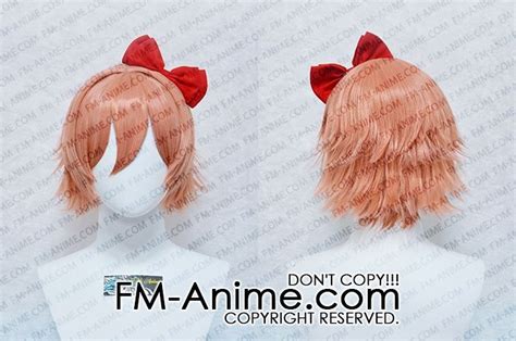 Fm Anime Doki Doki Literature Club Sayori Cosplay Wig