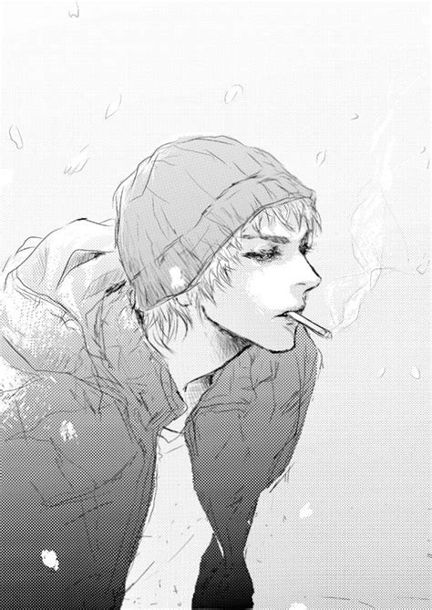 Smoking Anime Boys Picture 292797