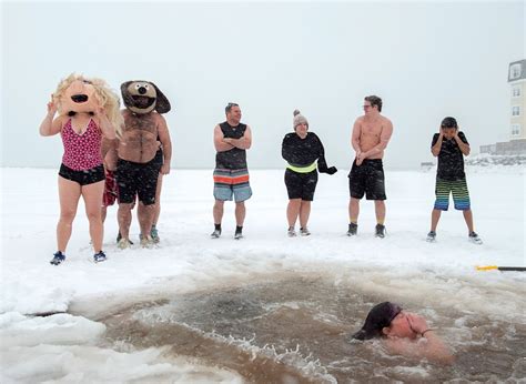 Canadians Take Icy Polar Bear Plunges Ctv News