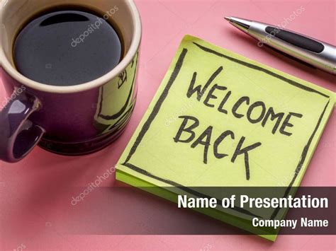 Welcome Back Powerpoint Template Welcome Back Powerpoint Background