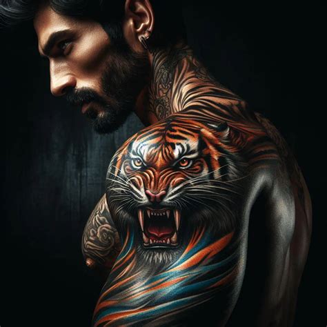 Tiger Face Tattoo Unleashing The Wild Elegance Your Own Tattoo