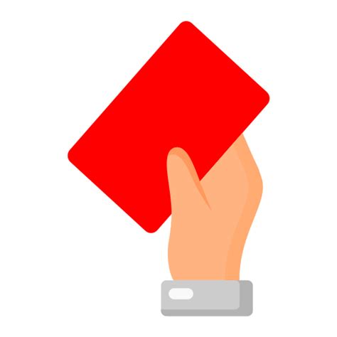 Red Card Generic Flat Icon