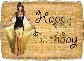 Happy Greetings Congrats Birthday Ecard Cleopatra