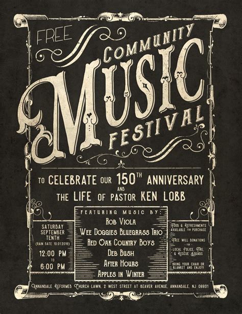 Community Music Festival Poster Behance