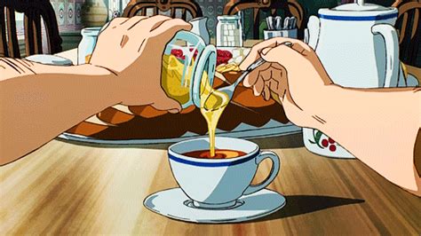 Beverage 네이버 블로그 Anime Coffee Animation Anime Art