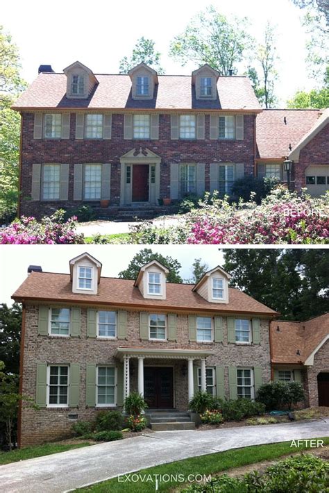 Maybe you would like to learn more about one of these? Fabulous Atlanta home makeover - Distressed brick exterior ...
