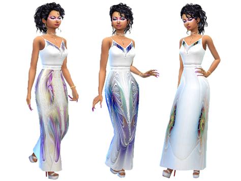 The Sims Resource Boho Maxi Dress